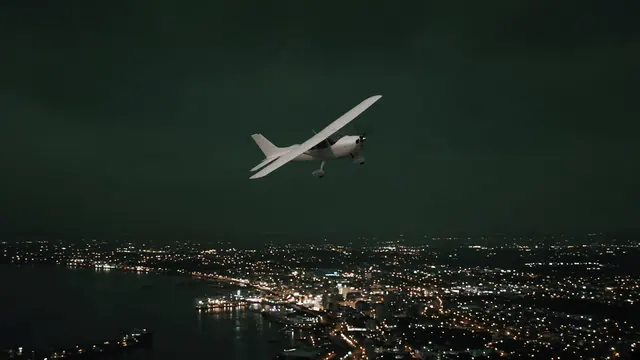 An aircraft climbing at night on a LakhBet JetX card.