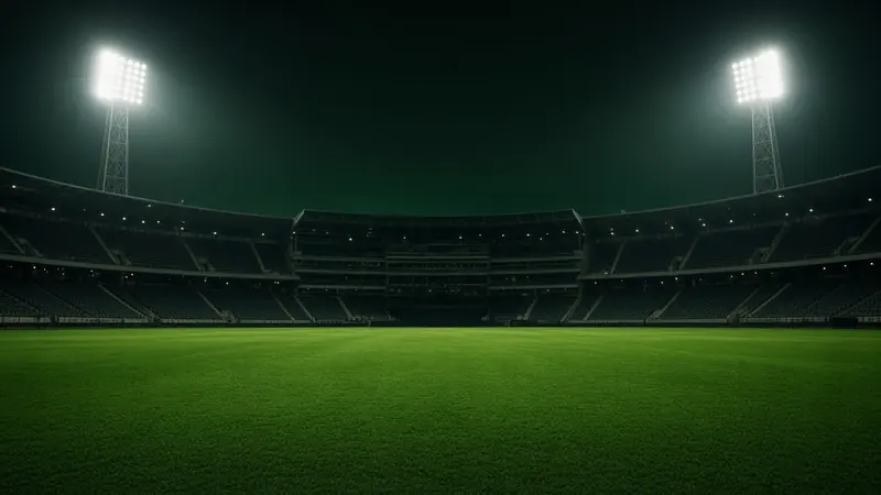 A floodlit cricket ground sits beside the LakhBet notes on Aviator.