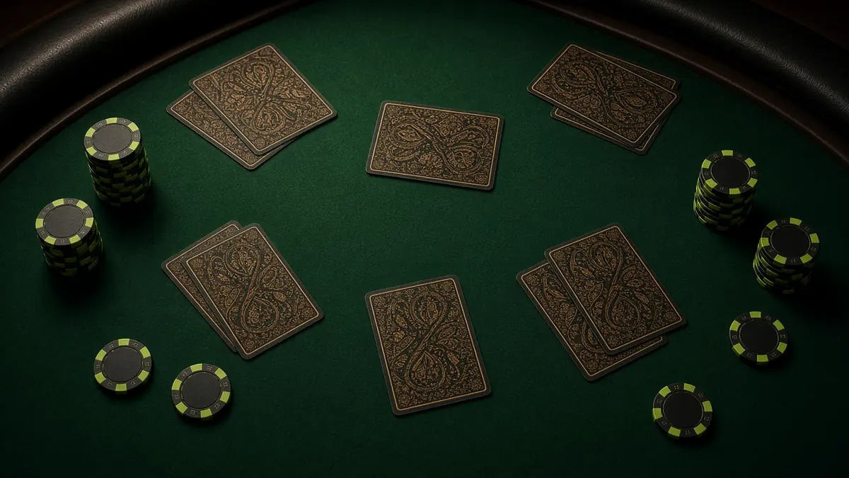 Face-down cards on green felt opens the LakhBet Infinite Blackjack page.