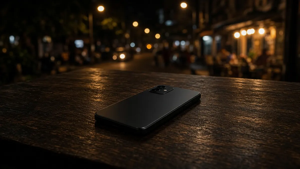 A phone on a night table opens the LakhBet login page.