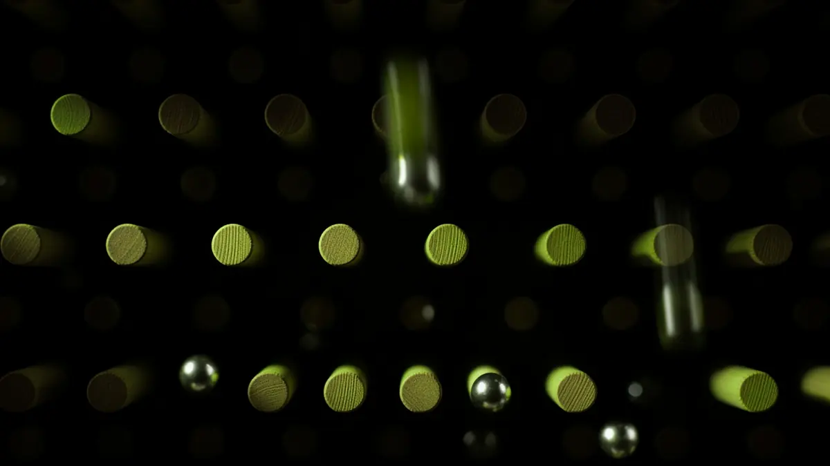 Balls falling through wooden pegs opens the LakhBet Plinko page.