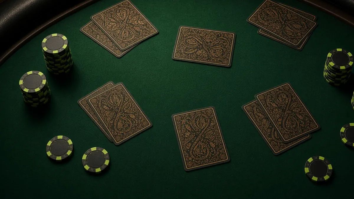 Face-down cards on green felt opens the LakhBet Teen Patti page.