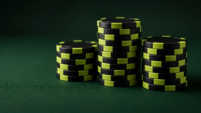 Casino chips sit on the LakhBet terms guide.